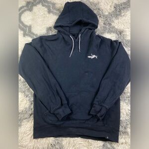 By Parra Hoodie Pullover Black Cotton Logo size Large Mens